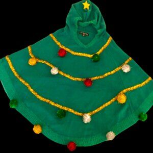 Christmas Tree Poncho